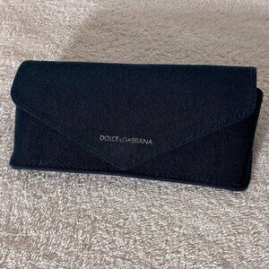 Dolce & Gabanna Black Soft Shell Glasses Case